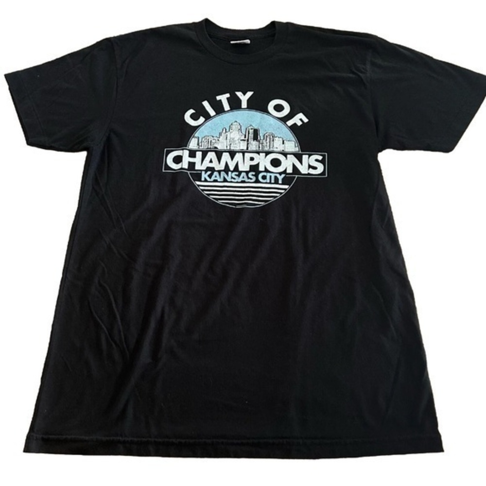 Vintage Kansas City of Champions Charlie Hustle Shirt
 USA Tri-Blend